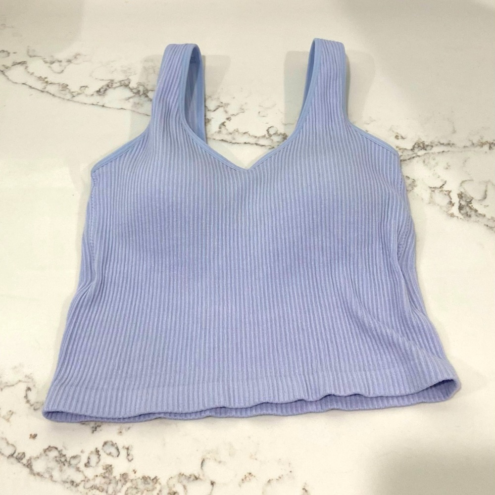 Altar’d State Speed Tank - Ribbed tank top Skyway - one size small